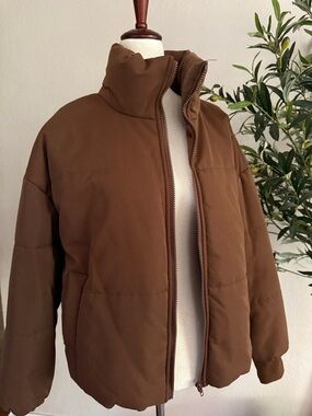 Women’s Brown Puffer Jacket
